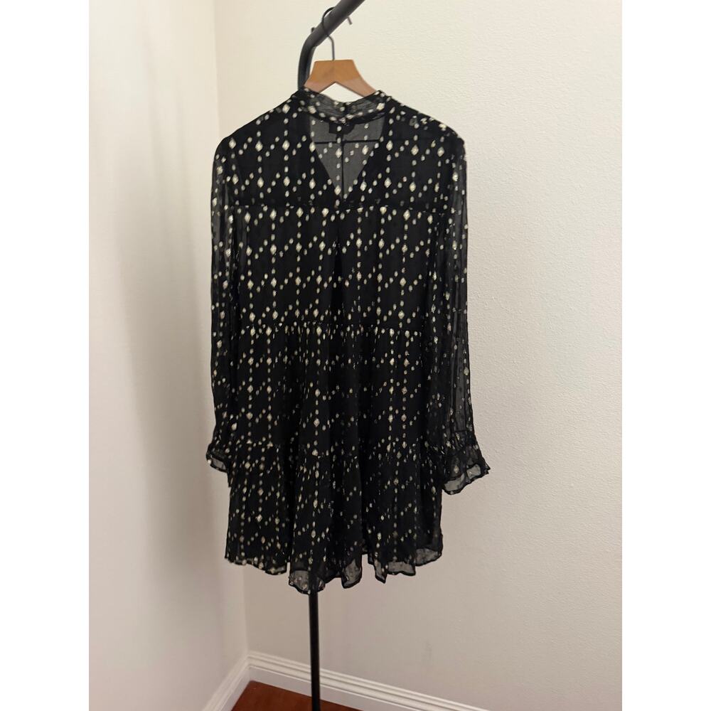 New elan black & gold Maria dress size XL - Picture 5 of 6